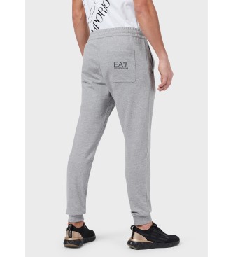 EA7 Logo Series Coft Pantalon gris