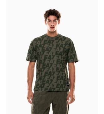 EA7 Logo Series Asv T-shirt green