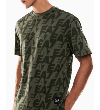 EA7 Logo Series Asv T-shirt green