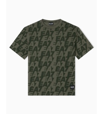 EA7 Logo Series Asv T-shirt green