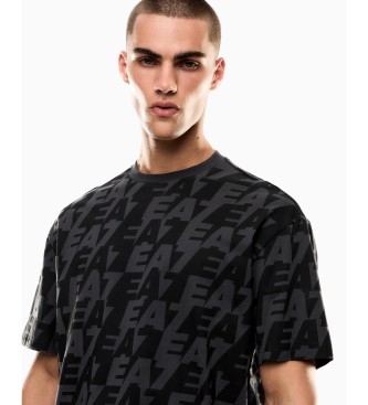 EA7 Logo Series Asv T-shirt dark grey
