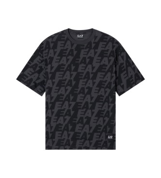 EA7 Logo Series Asv T-shirt dark grey