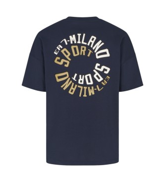 EA7 T-shirt Train Logo Series navy