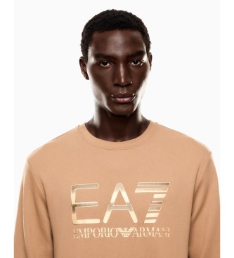 EA7 Sweat-shirt beige Train Logo Series