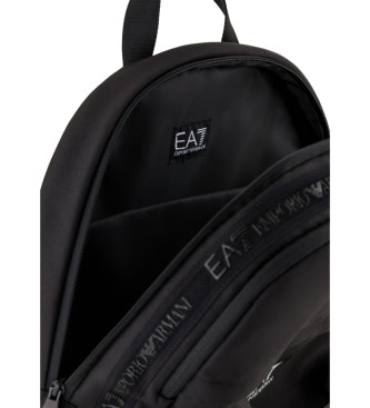 EA7 Okrogel nahrbtnik črne barve
