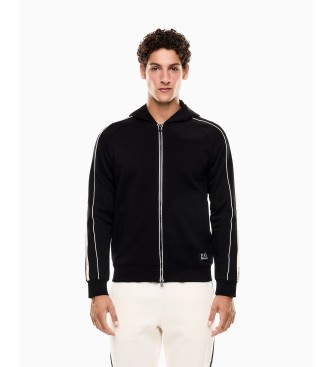 EA7 Sweatshirt i bomuldsblanding Logo Series sort