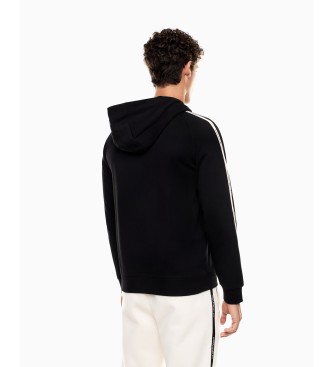 EA7 Sweatshirt i bomuldsblanding Logo Series sort