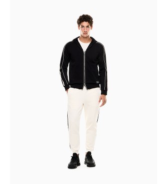 EA7 Sweatshirt i bomuldsblanding Logo Series sort