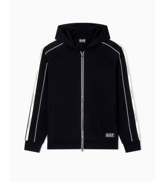 EA7 Sweatshirt i bomuldsblanding Logo Series sort