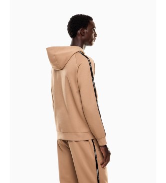 EA7 Hoodie Logo Series brown