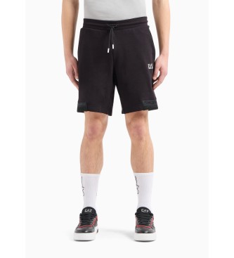 EA7 Shorts med logotyp svart