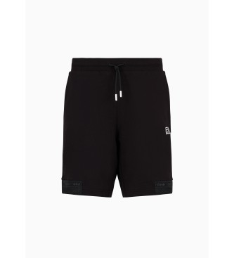 EA7 Shorts med logotyp svart