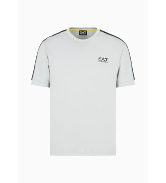 EA7 Koszulka z serii Logo w kolorze szarym