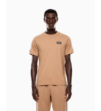 EA7 Logo Series T-shirt brown