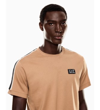 EA7 Logo Series T-shirt brown