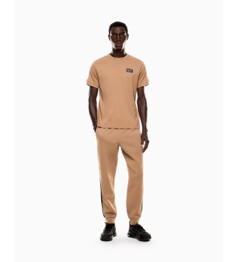 EA7 Logo Series T-shirt brown