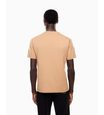 EA7 Majica maxilogotype Logo Series beige