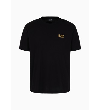 EA7 T-shirt con logo del treno nera
