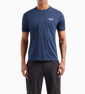 EA7 Logo Series Extended T-shirt blue