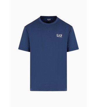 EA7 Logo Series Extended T-shirt blau