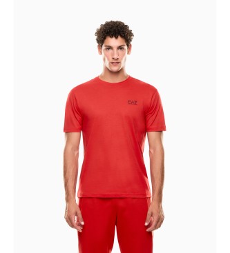 EA7 Logo Series Extended Logo T-shirt red