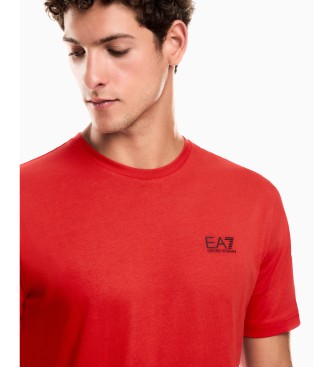 EA7 Logo Series Extended Logo T-shirt red
