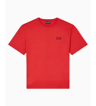 EA7 Logo Series Extended Logo T-shirt red
