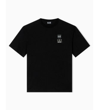 EA7 Logo Series print T-shirt black