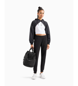 EA7 Logo Series Sports Bag black