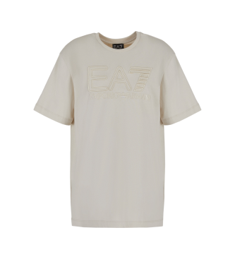 EA7 Logo Serie U T-shirt beige