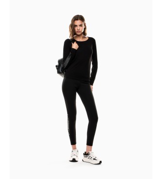 EA7 Leggings Logo Series negro