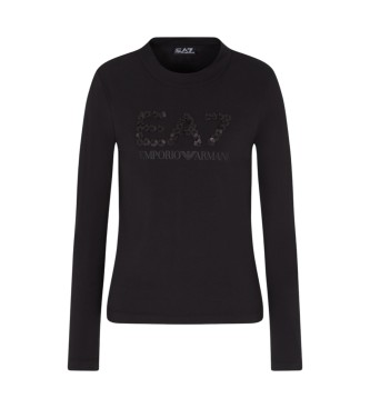 EA7 T-shirt Crystal noir