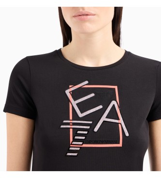 EA7 T-shirt Train Logo Series nera