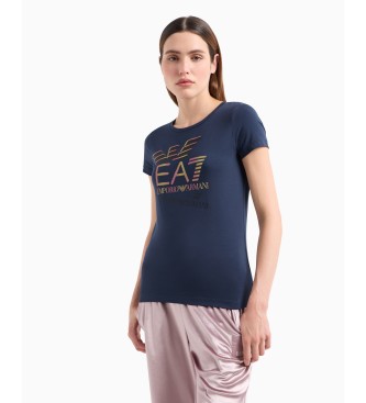 EA7 T-shirt com logtipo da srie Eagle azul-marinho