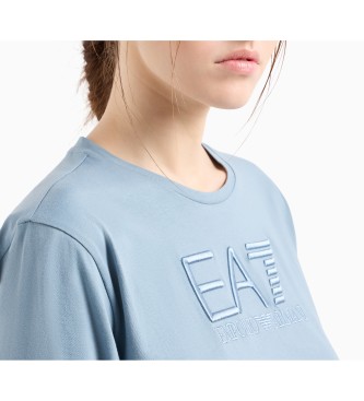 EA7 Trein Logo Serie T-shirt blauw