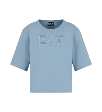 EA7 T-shirt Train Logo Series bleu