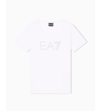 EA7 T-shirt Train Logo Series bianco