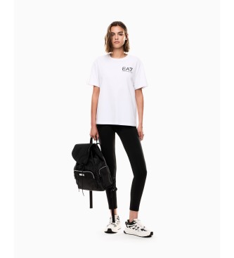 EA7 T-shirt com o logtipo da srie branca