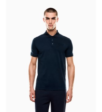 EA7 Lux Identity marine modal poloshirt