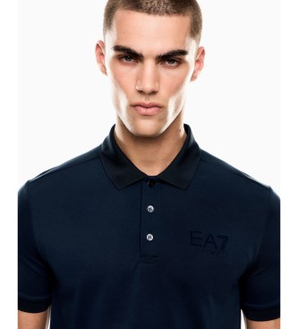 EA7 Lux Identity marine modal poloshirt