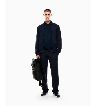 EA7 Lux Identity marine modal poloshirt