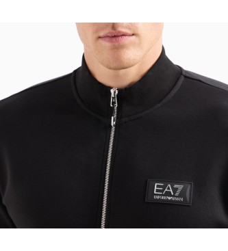EA7 Sweatshirt Lux Identity em mistura preta