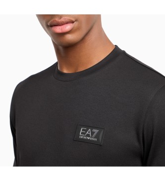 EA7 Lux T-shirt zwart