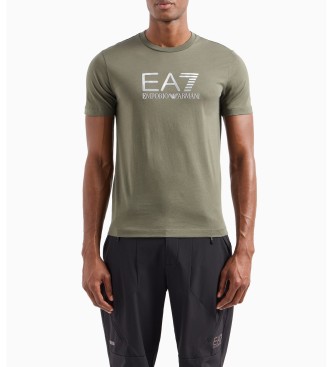 EA7 T-shirt vert Train Lux