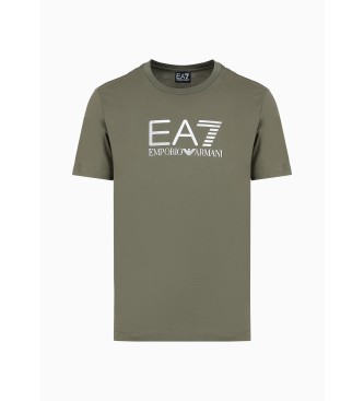 EA7 T-shirt verde Train Lux