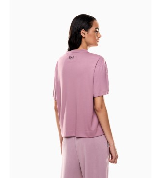 EA7 T-shirt Precious cor-de-rosa