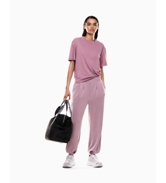 EA7 T-shirt Precious cor-de-rosa