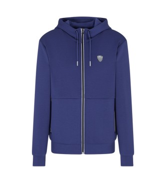 EA7 Bluza Train Premium Shield granatowa