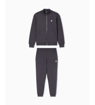 EA7 Premium Shield T-shirt grijs