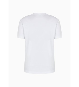 EA7 Witte T-shirts met standaard snit